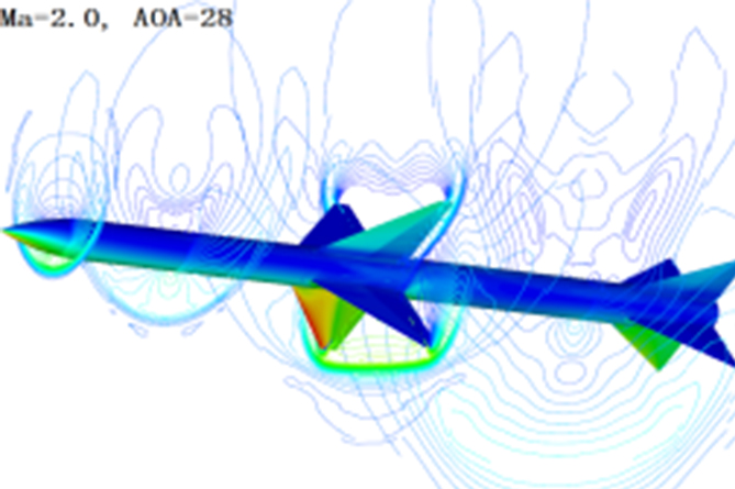 导弹超音速大攻角气动力数值模拟